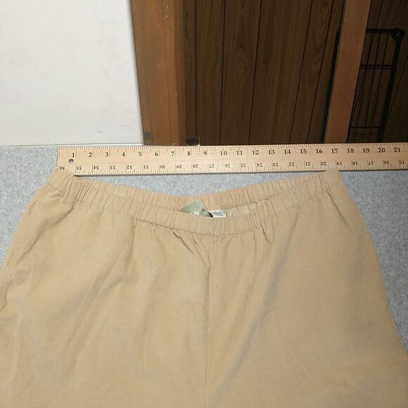 Orvis Pants Womens XLarge Brown Elastic Waist Cotton Pockets. - Picture 4 of 9